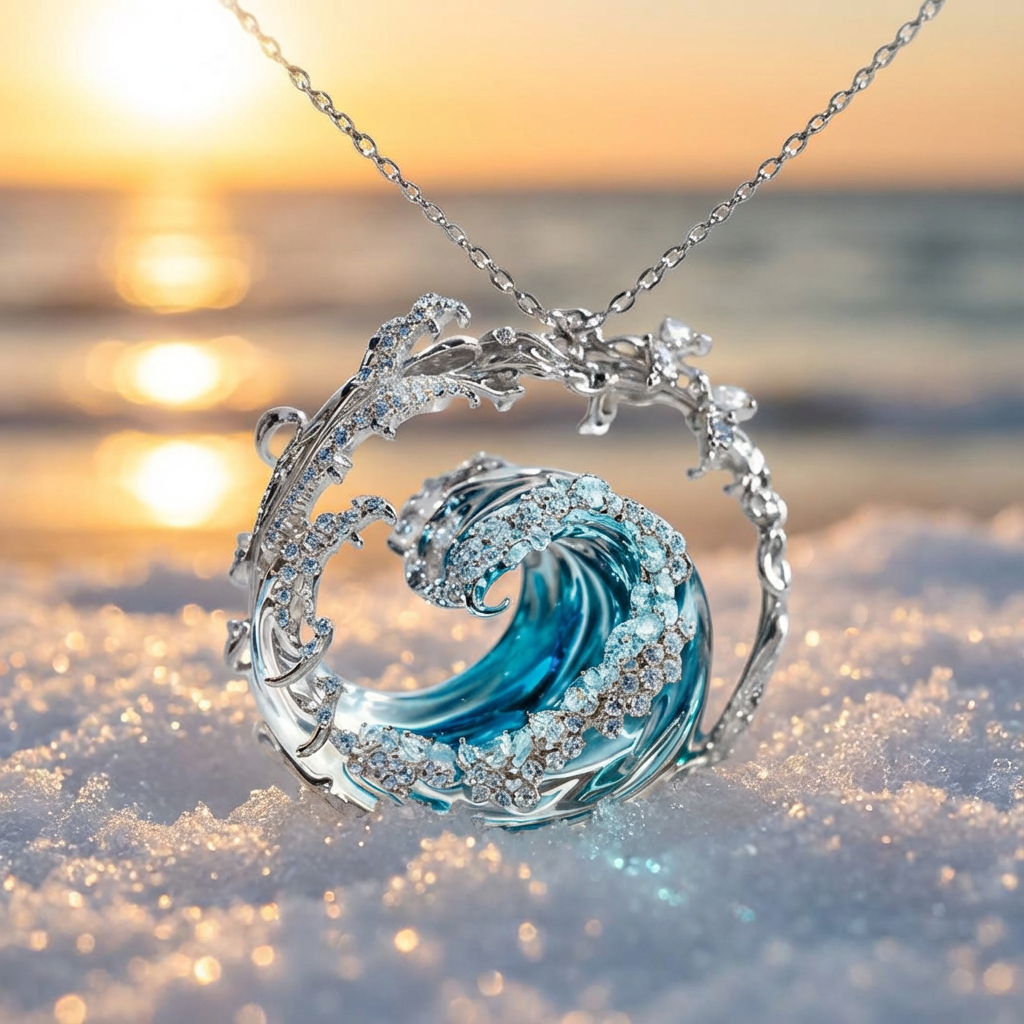 Ocean's Oath Zilveren Ketting