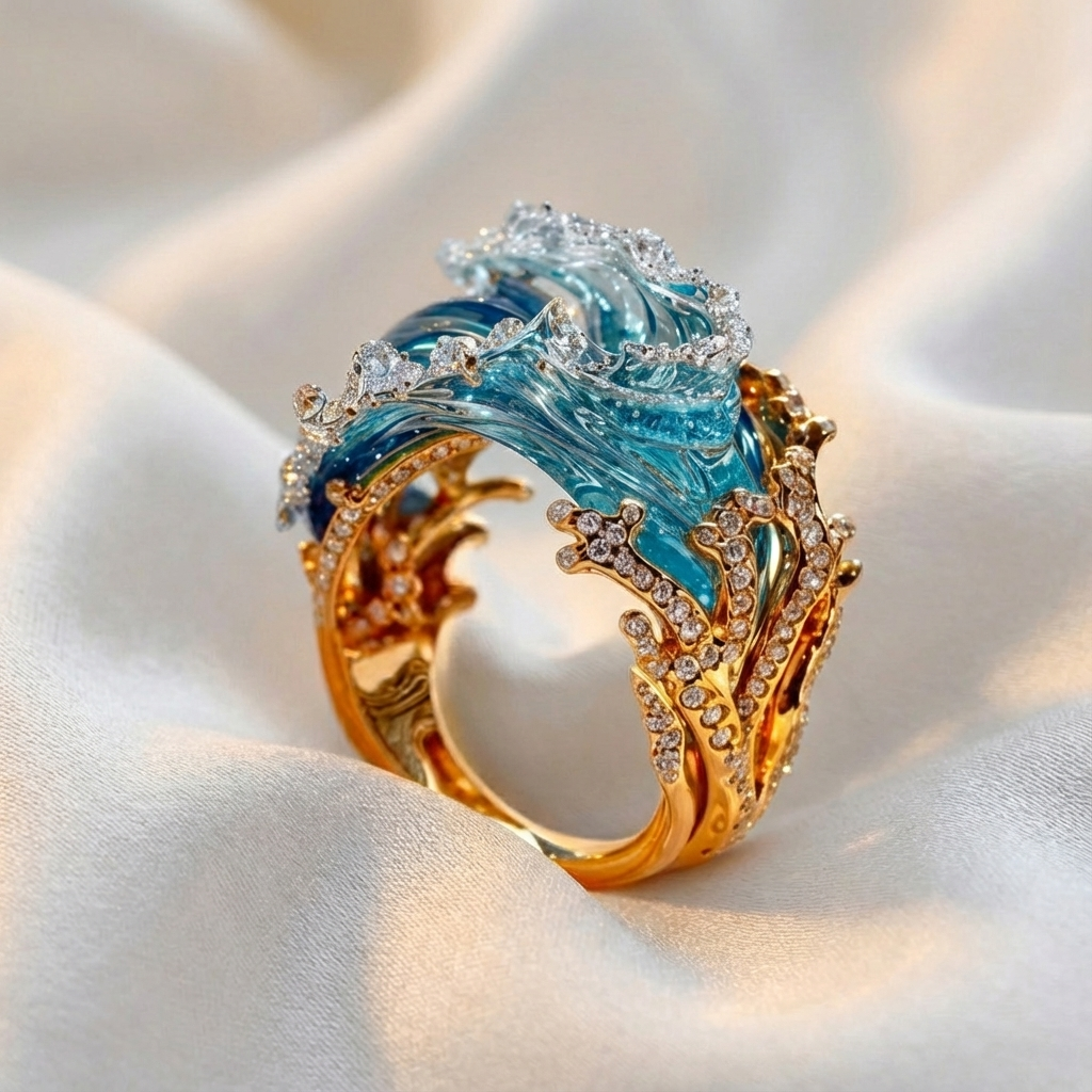 Gouden ring Ocean's Oath